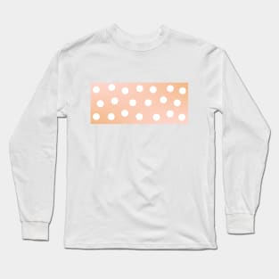 White Polka Dots Long Sleeve T-Shirt